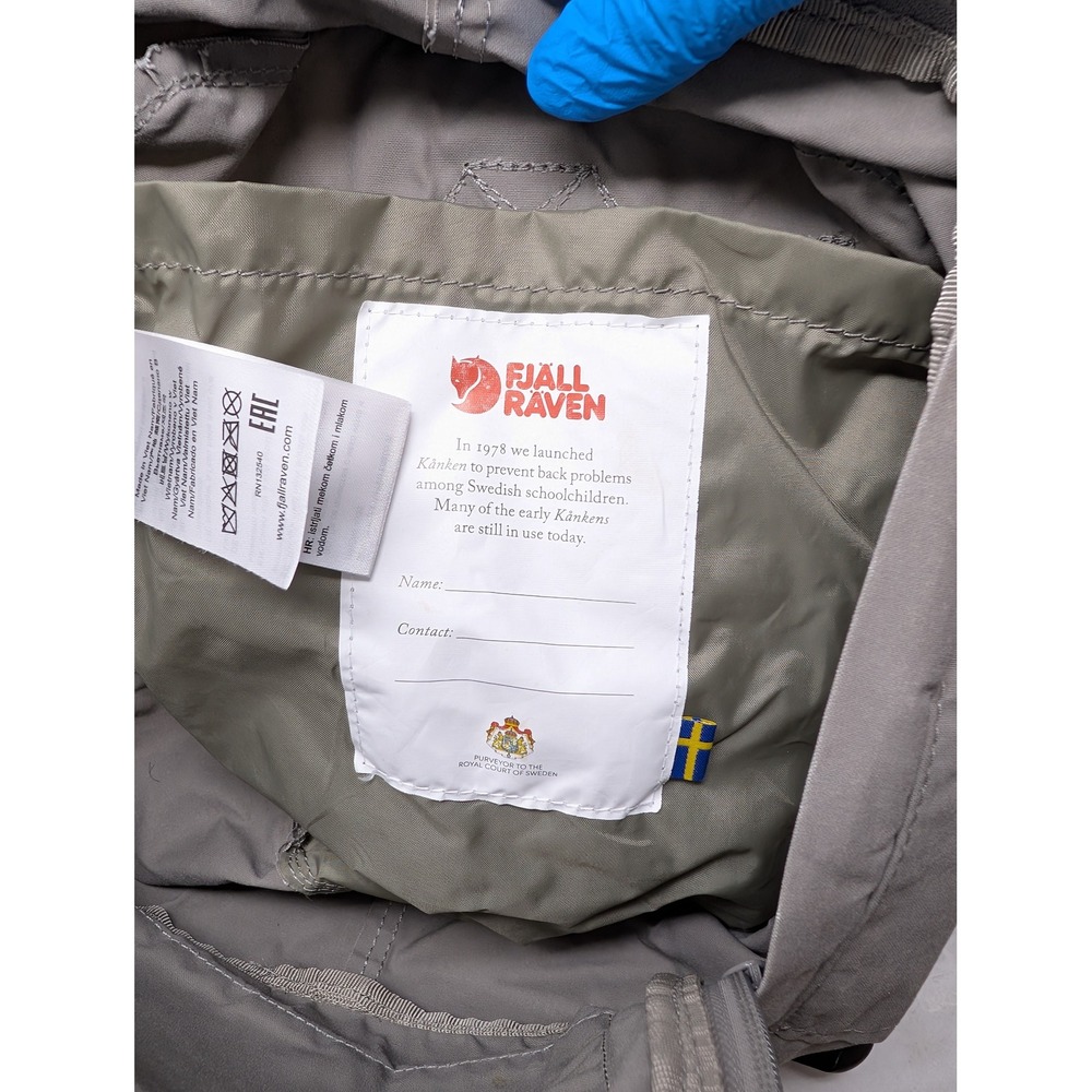 Fjallraven‎ Kanken Mini Backpack Gray Small Travel 23561 - Picture 10 of 10